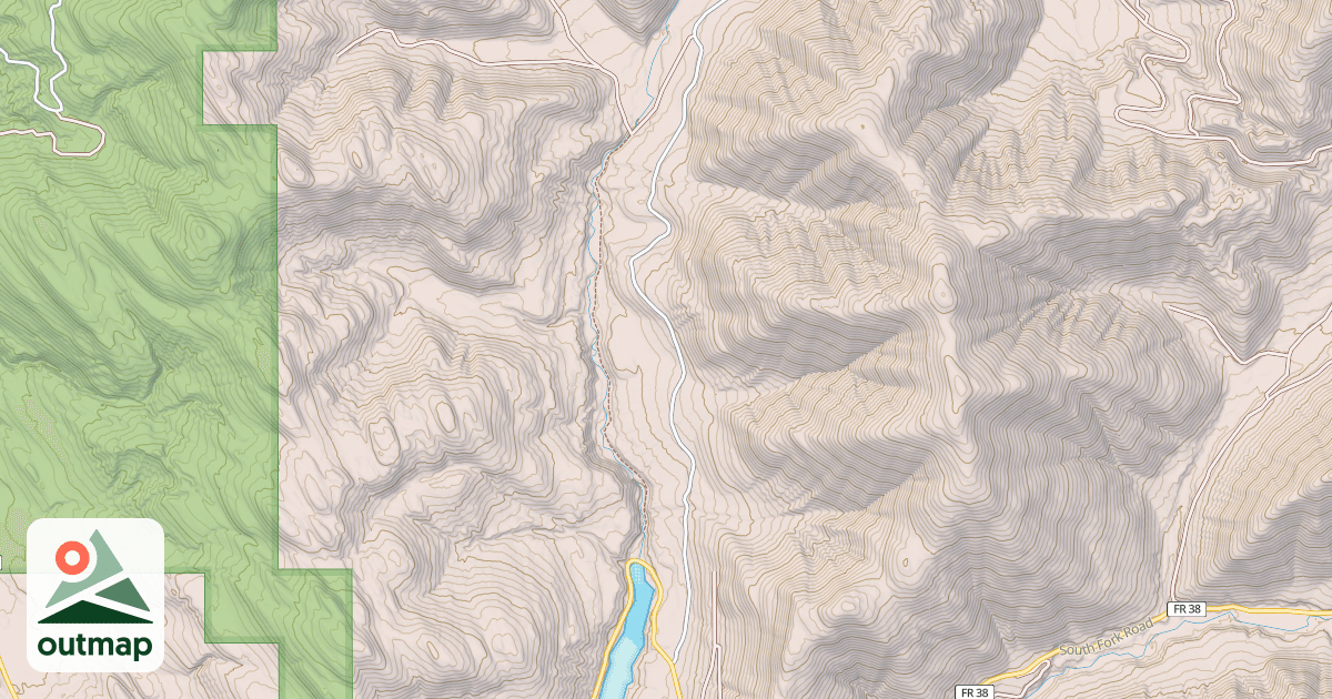 Map of EMERY CREEK