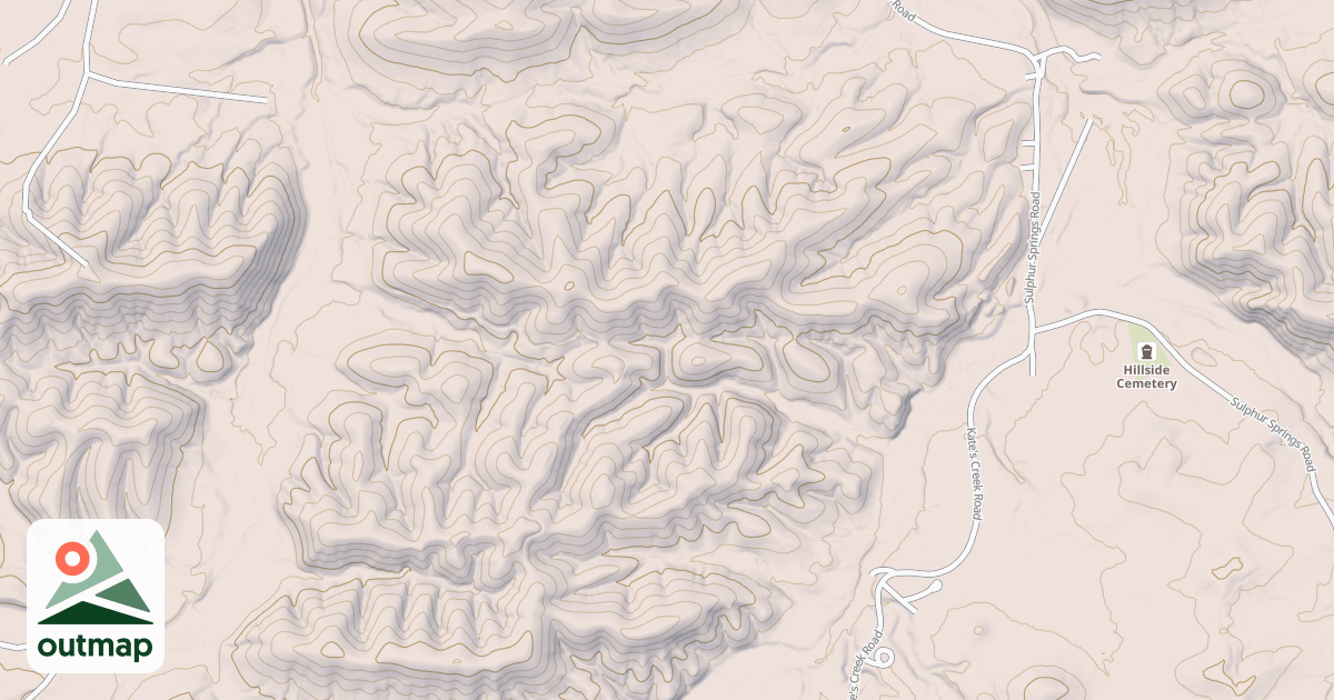 Map of CANEY
