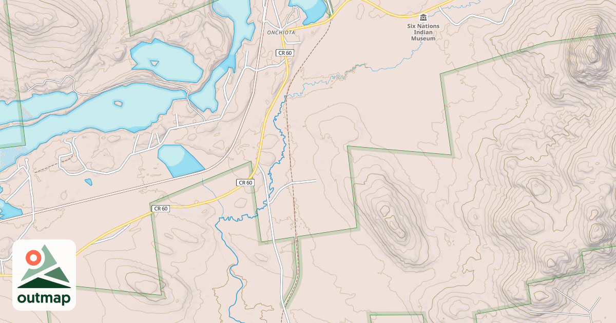 Map of D&h Railroad Trail