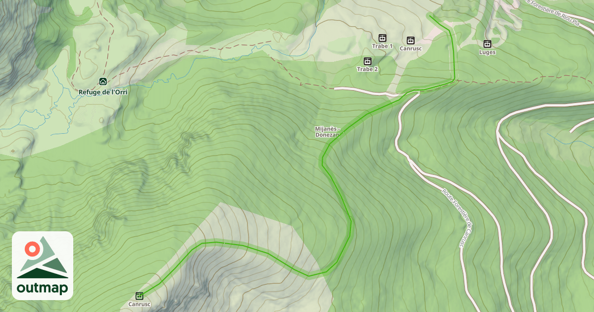 Map of Coumeille