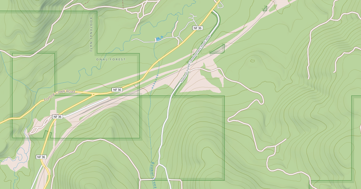 Map preview of BUTCHER CREEK