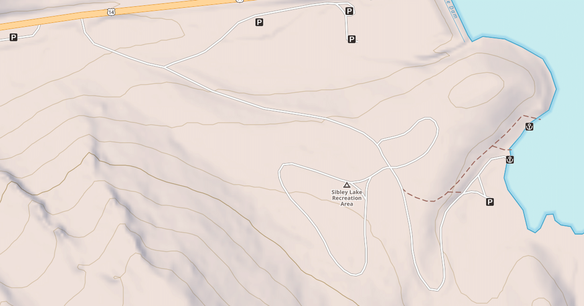 Map preview of SIBLEY LAKE