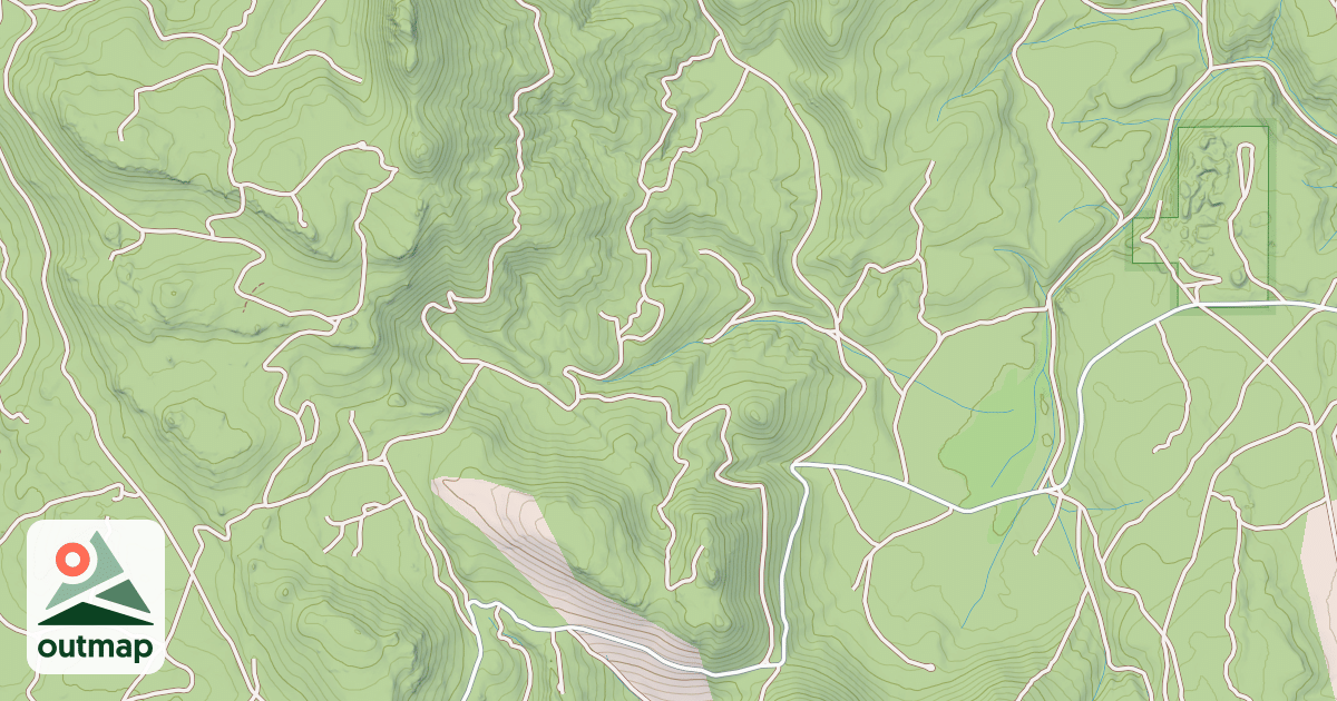 Map of ANTELOPE MTN LATERAL