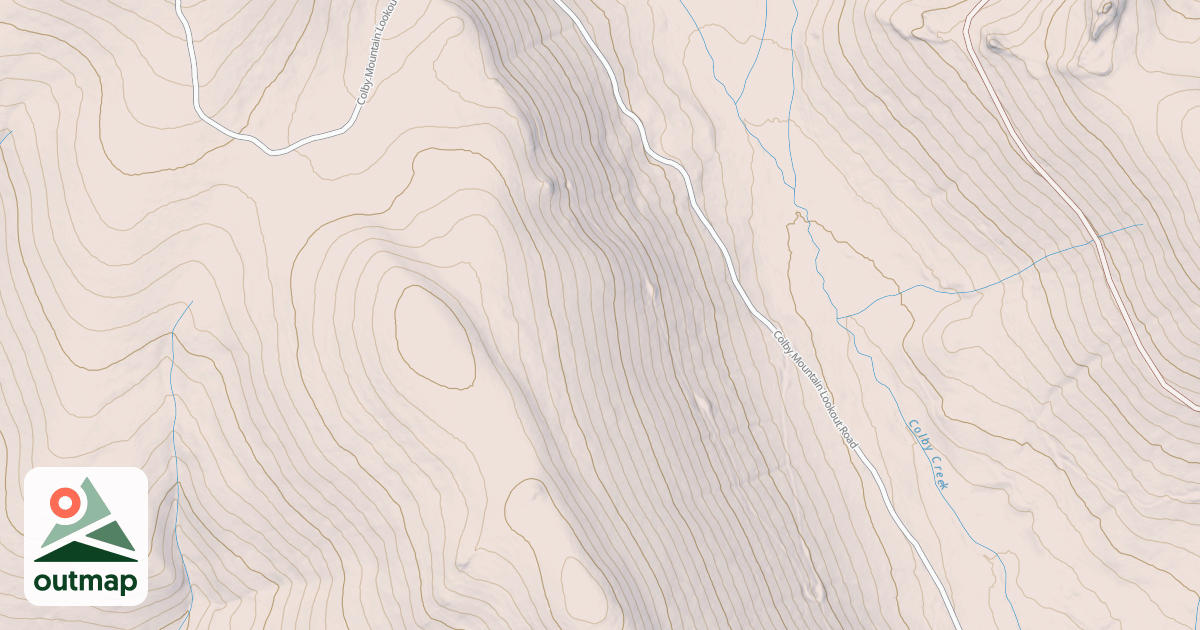 Map of COLBY CREEK TIE
