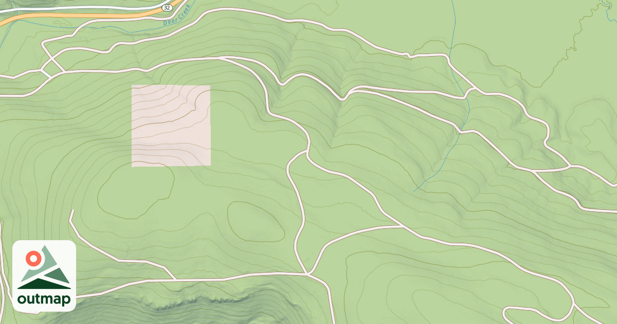 Map of DEER CR S