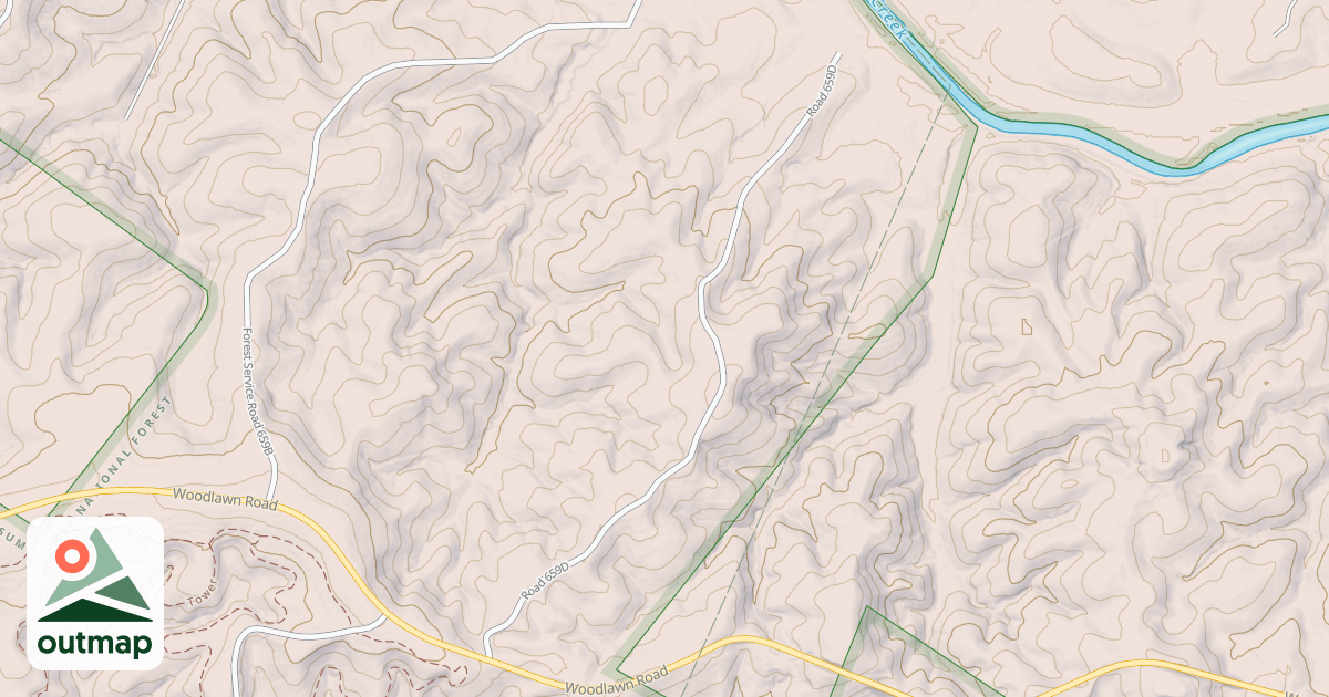 Map of WOODLAWN D
