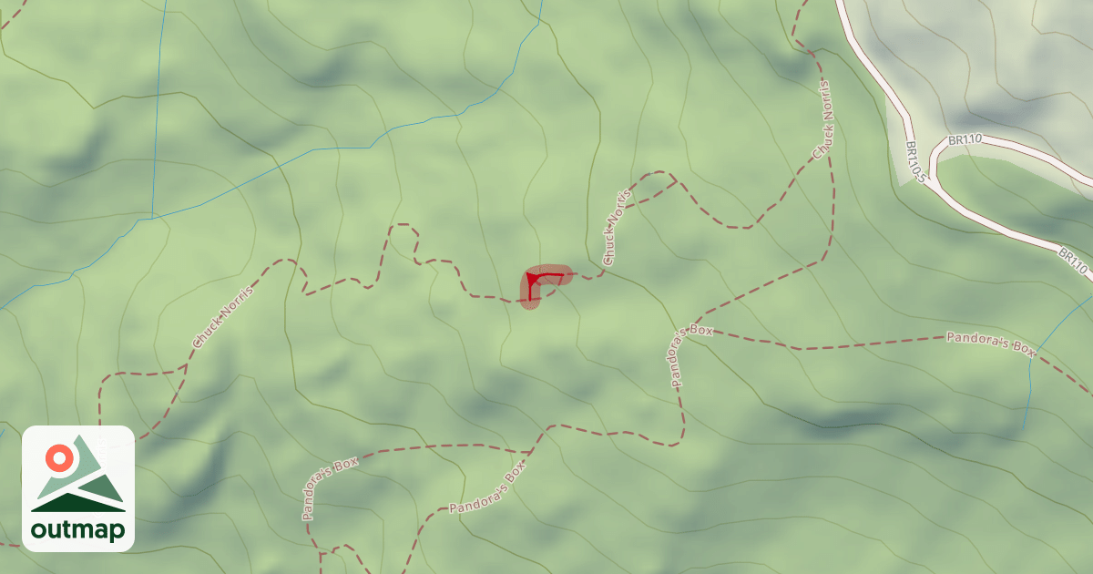 Map of Chuck Norris
