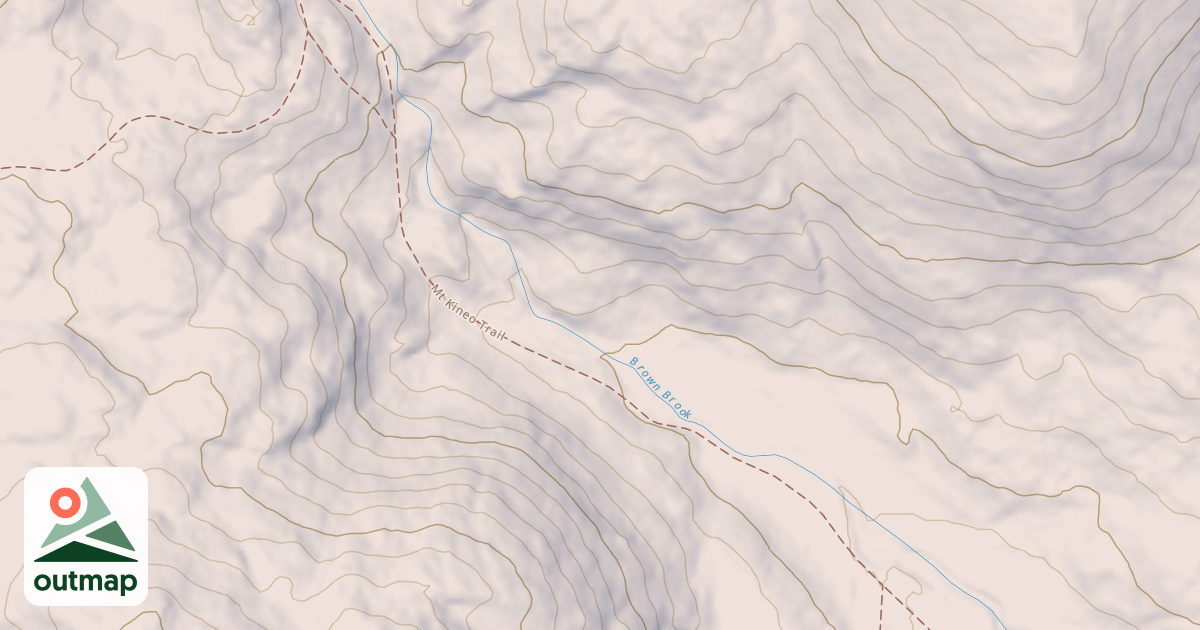 Map of Brown Brook Snomo