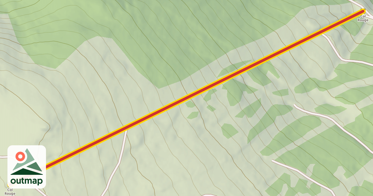 Map of Col Rouge