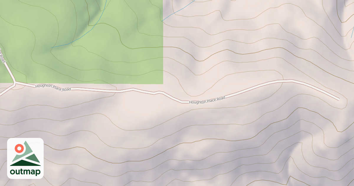 Map of HOUGHTON PLACE