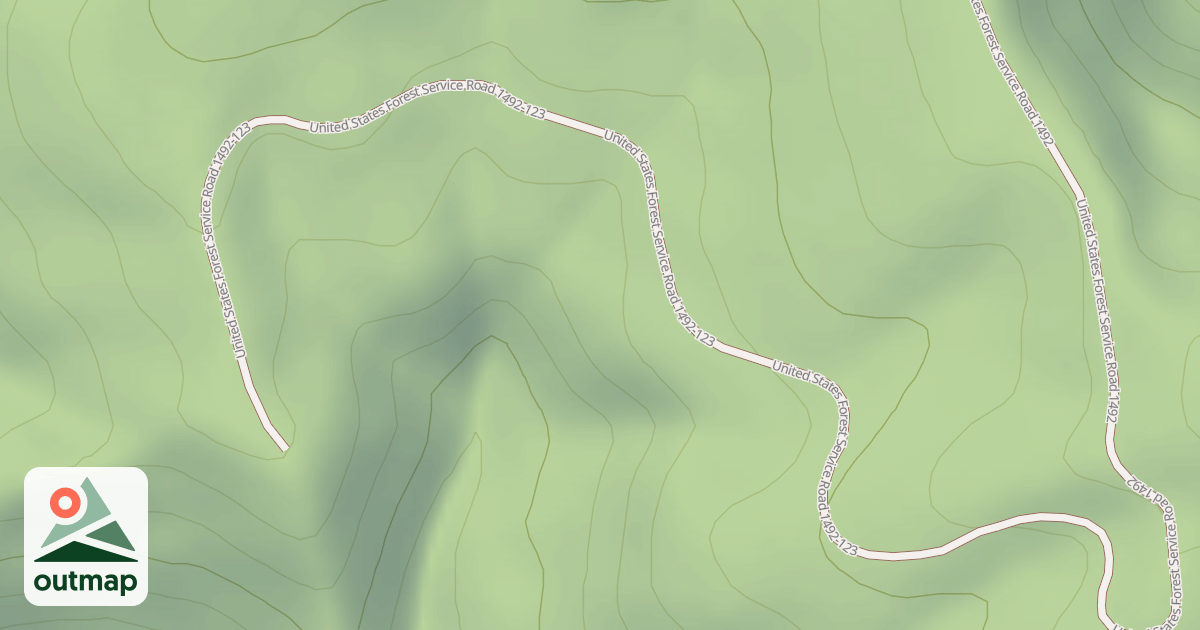 Map of USFS National Forest System Roads {EB05490B-0271-41E7-BB2B-F4C7B2AAD596}