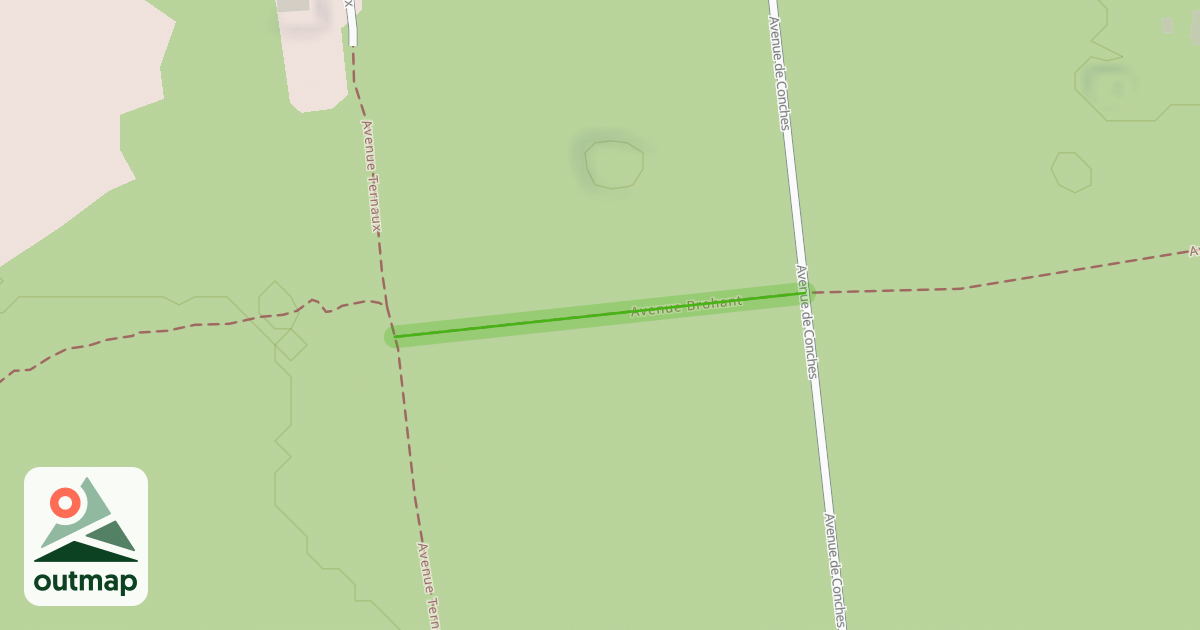 Map of Avenue Brohant