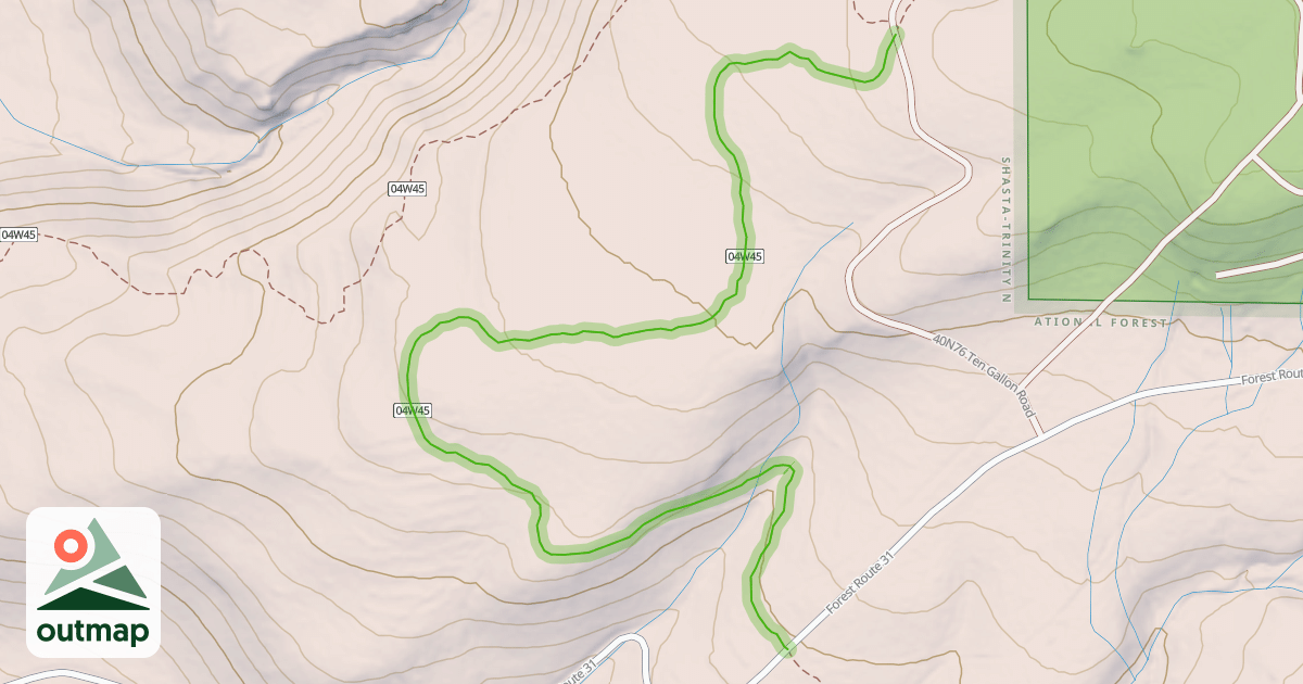 Map of Bear Springs