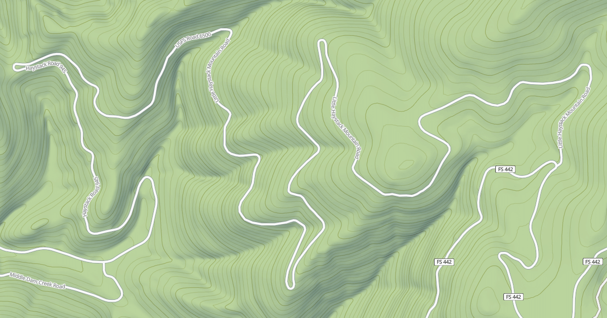 Map preview of LITTLE HAYSTACK MOUNTAIN