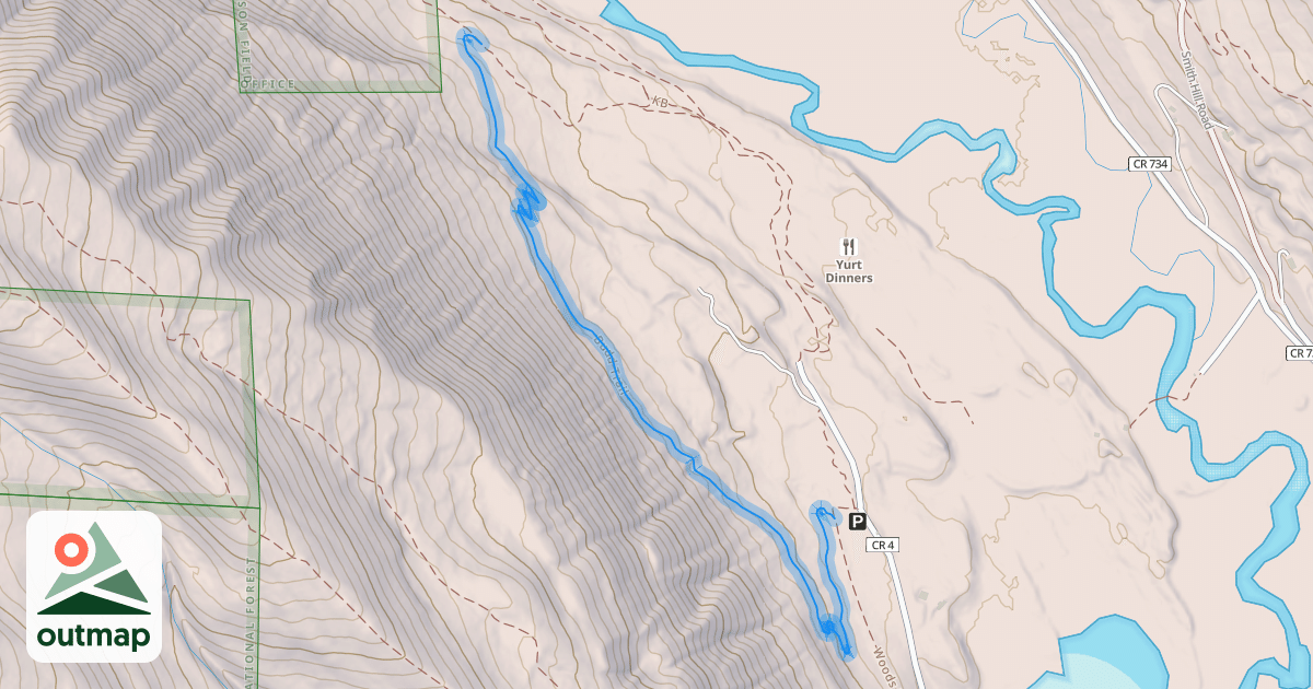 Map of Budd Trail