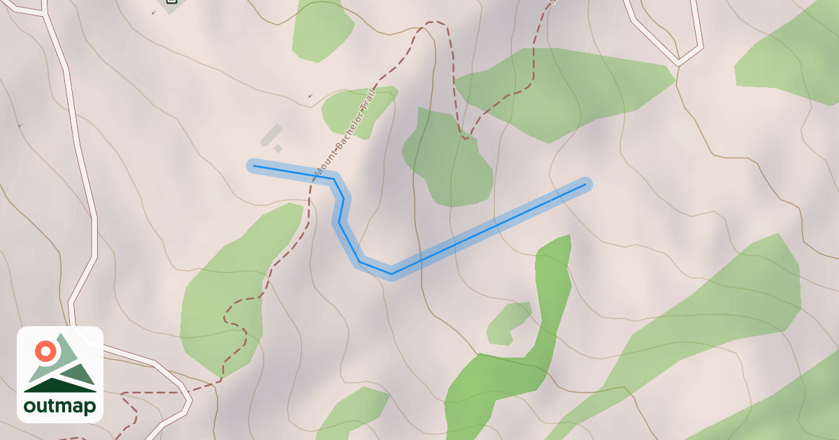 Map of to rainbow & cloudchaser lift