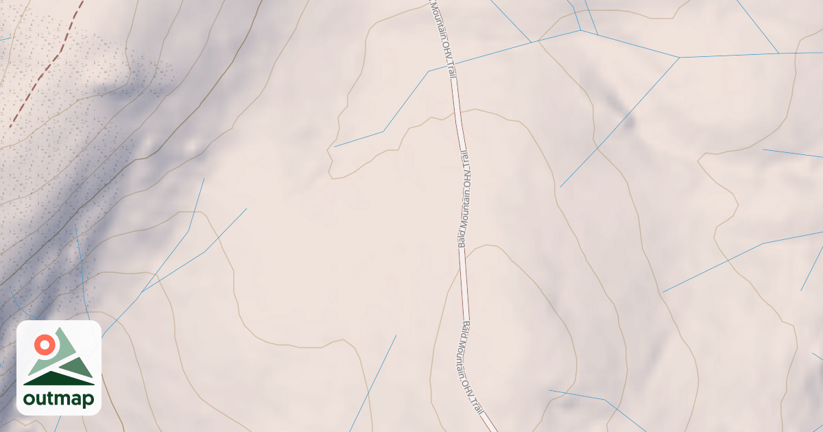 Map of BALD MOUNTAIN T28