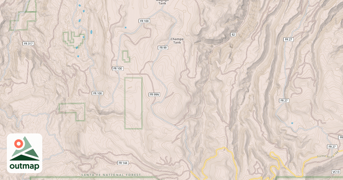 Map of MESA DEL MEDIO