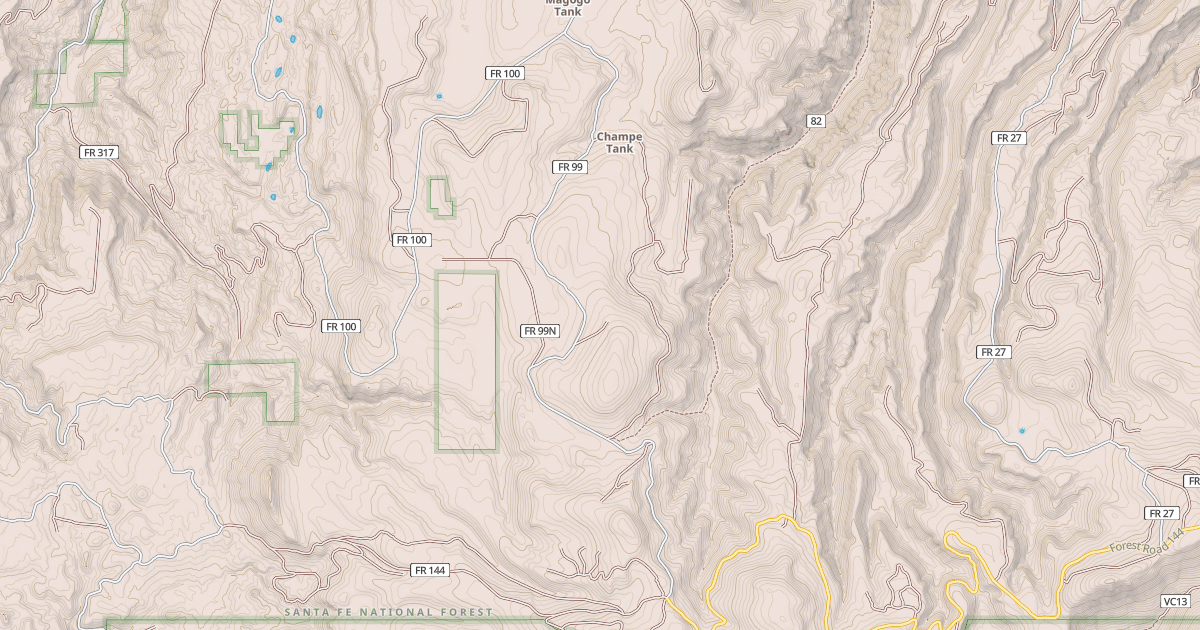 Map preview of MESA DEL MEDIO