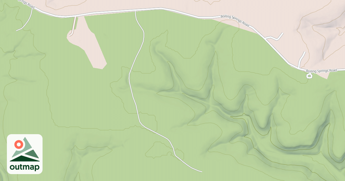 Map of BOILING SPRINGS