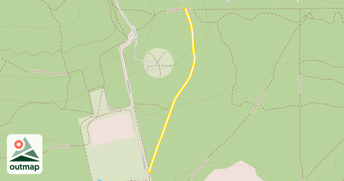 Map of Beaver Slide Trail