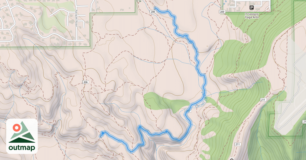 Map of Carroll Canyon Trail
