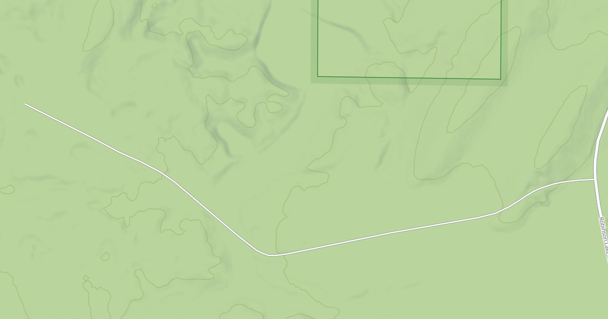 Map preview of SECRET LAKE ROAD