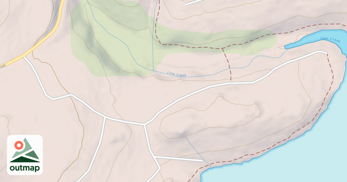 Map of BLUEBERRY HILL LANE