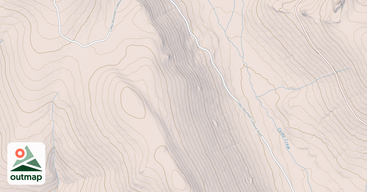 Map of COLBY CREEK TIE