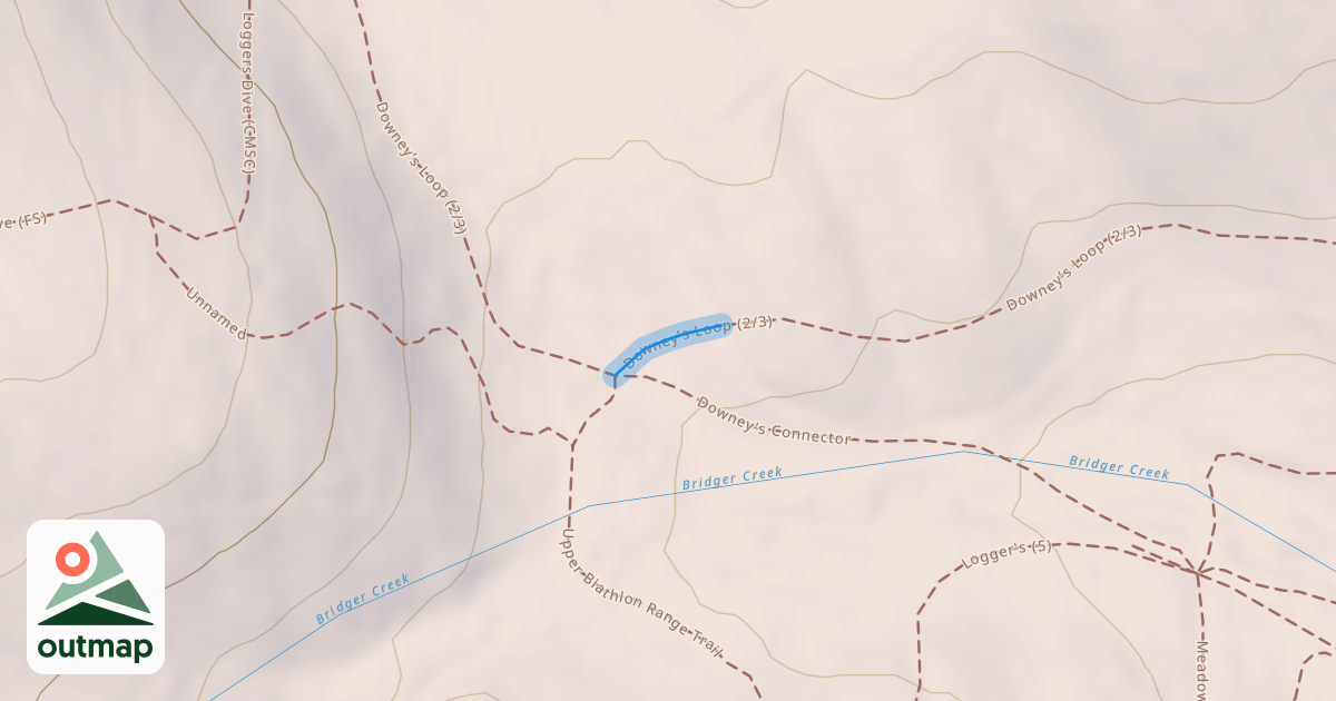 Map of Downey’s Loop (2/3)