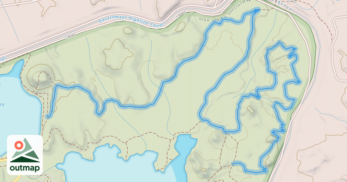 Map of Greasewood Flats Trail