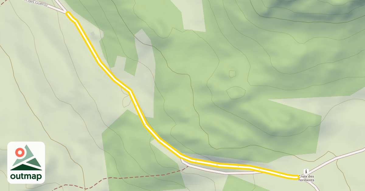 Map of Chemin des Gueroz