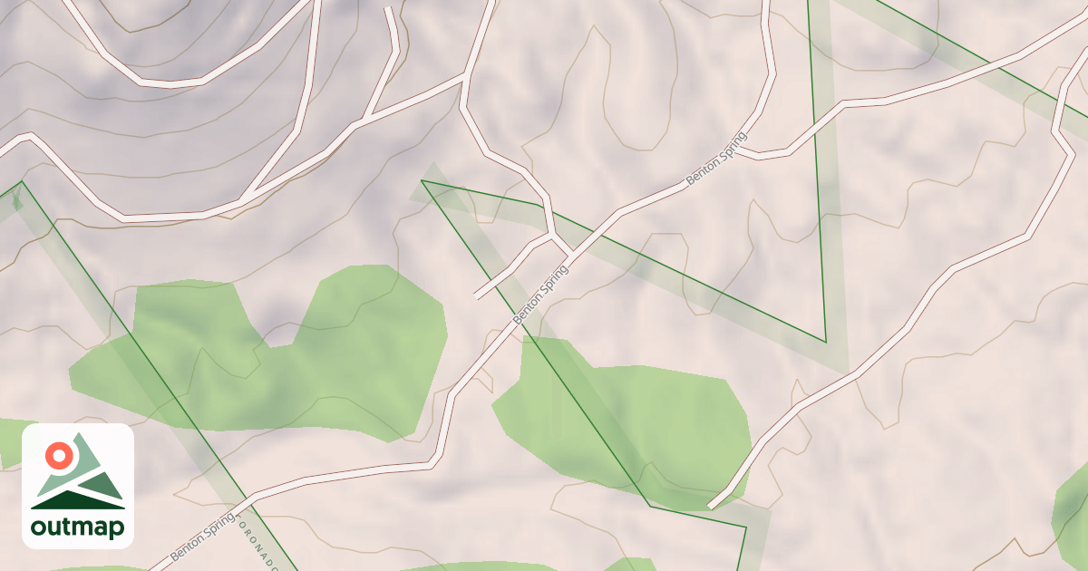Map of BENTON SPRING