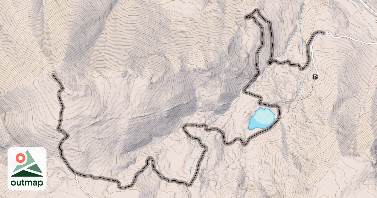 Map of Rat Lake Trail