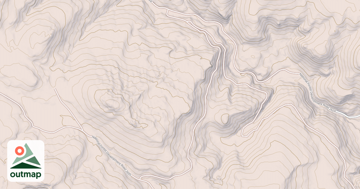 Map of USFS National Forest System Roads {1D3C4D19-5787-40E9-969A-723353638314}