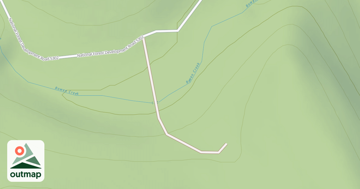 Map of BOWEN QUARRY