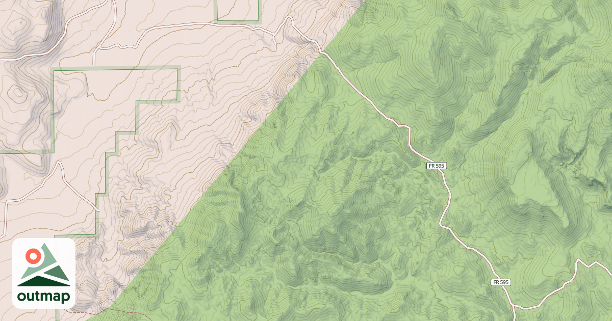 Map of USFS Motor Vehicle Use Map Roads {80437167-0E57-40E6-9800-C9B88A435502}