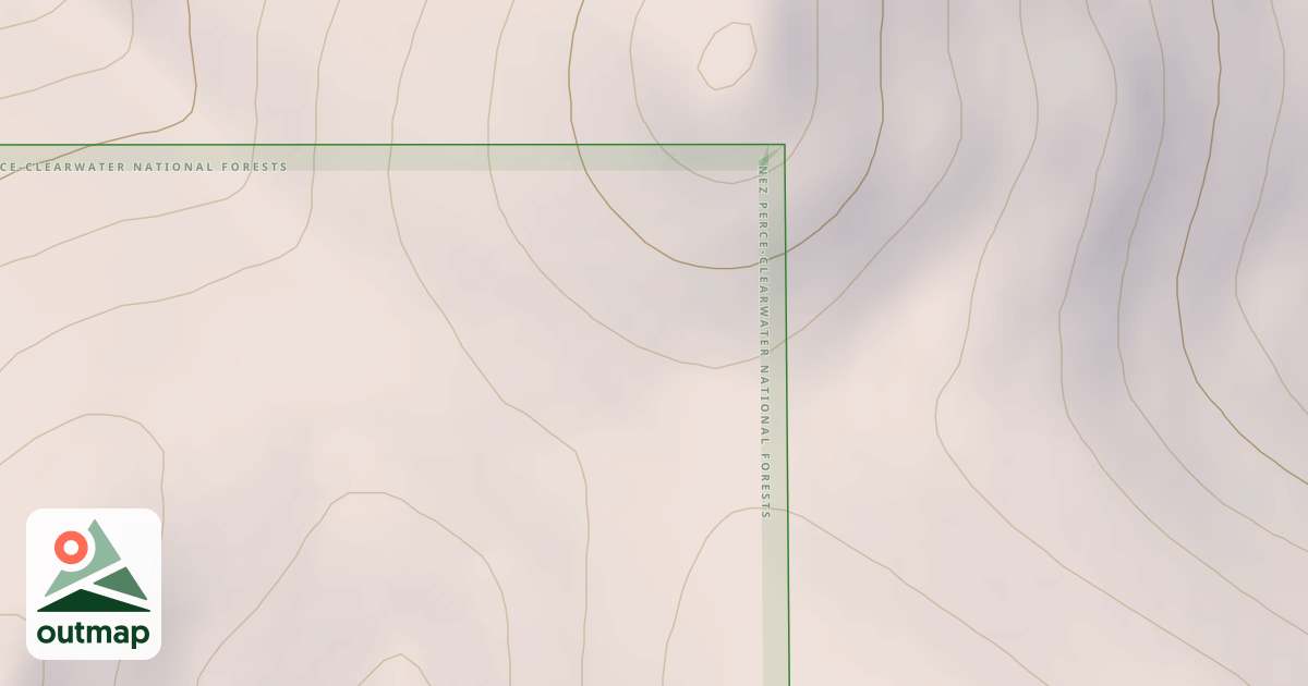 Map of PALOUSE OHV - GREENHORN CONN