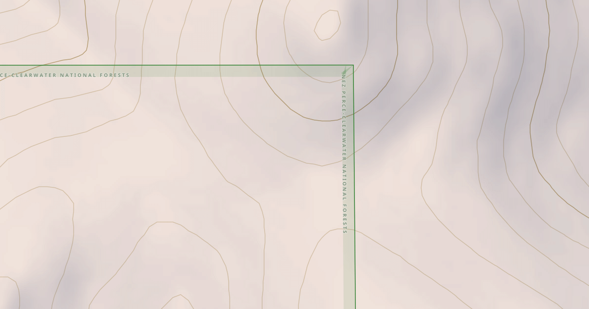 Map preview of PALOUSE OHV - GREENHORN CONN