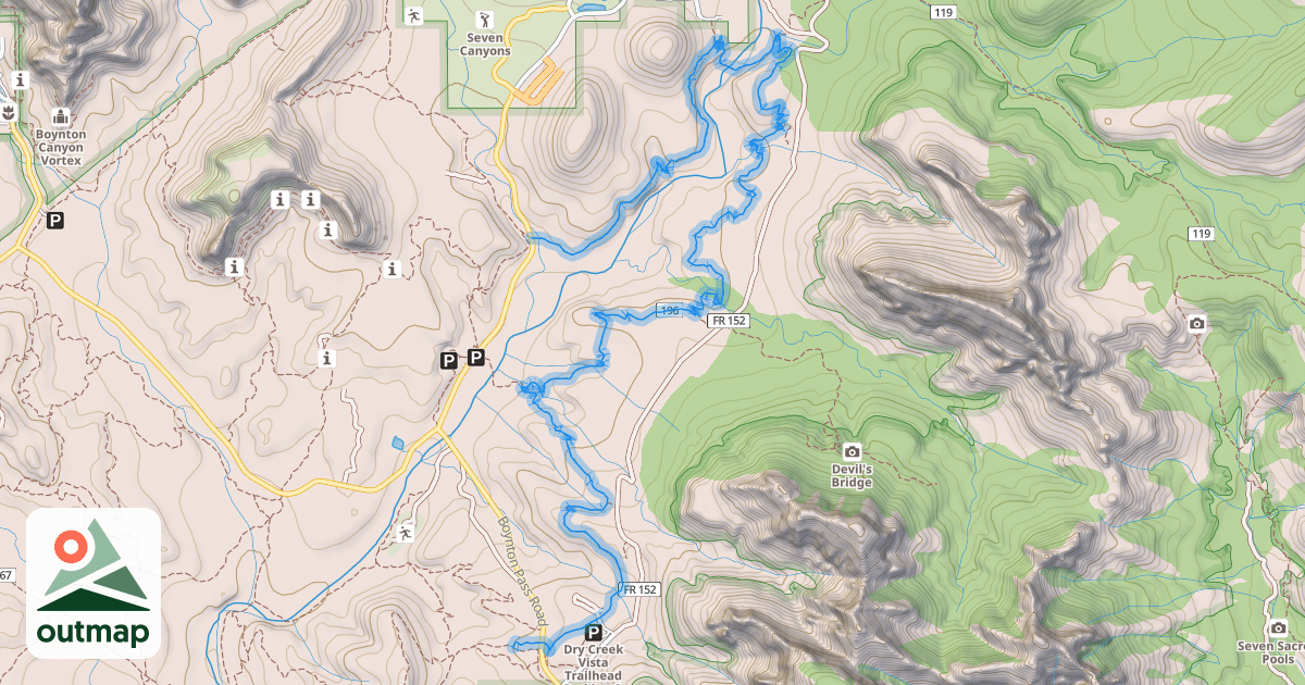 Map of Chuckwagon Trail