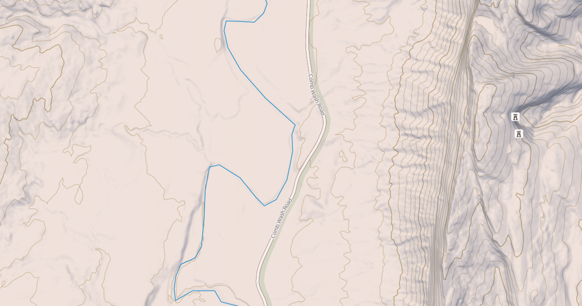 Map preview of BLM National GTLF Public Motorized Roads 0a088607-289c-4292-b31a-cae9ebb00ec6