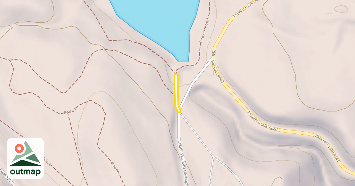 Map of Beaver Pond
