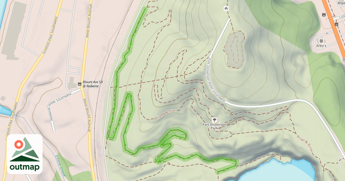 Map of Booger