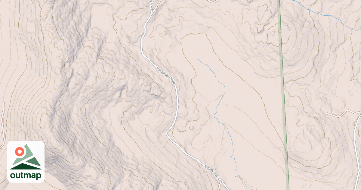 Map of Magalloway Rd