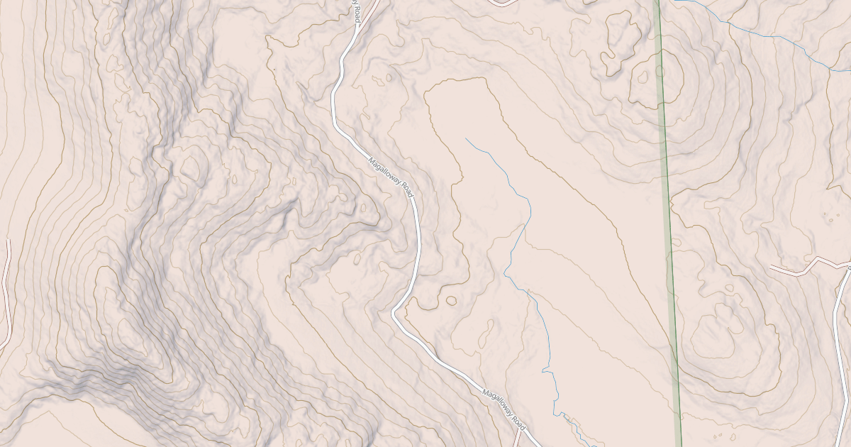 Map preview of Magalloway Rd