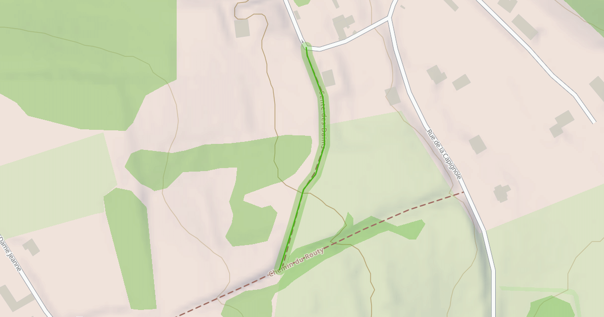 Map preview of Sente des Daims