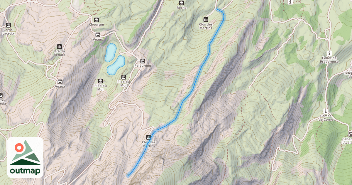 Map of Blanchon