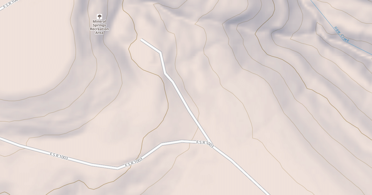 Map preview of MINERAL SPRINGS