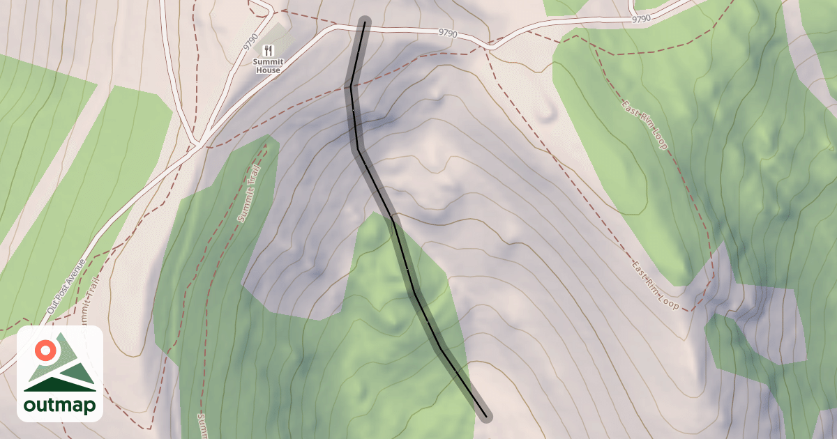 Map of North Bowl Face