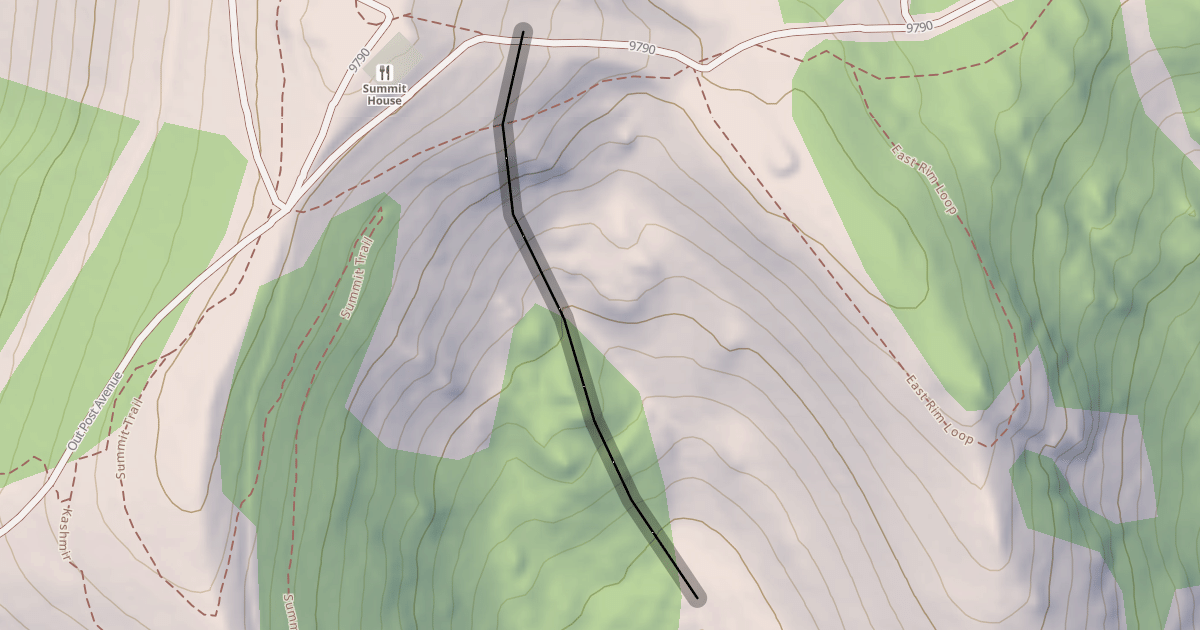 Map preview of North Bowl Face